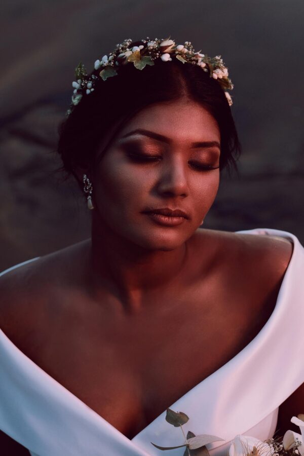 A delicate bridal preparation captured with light and airy tones for a fresh, timeless feel.